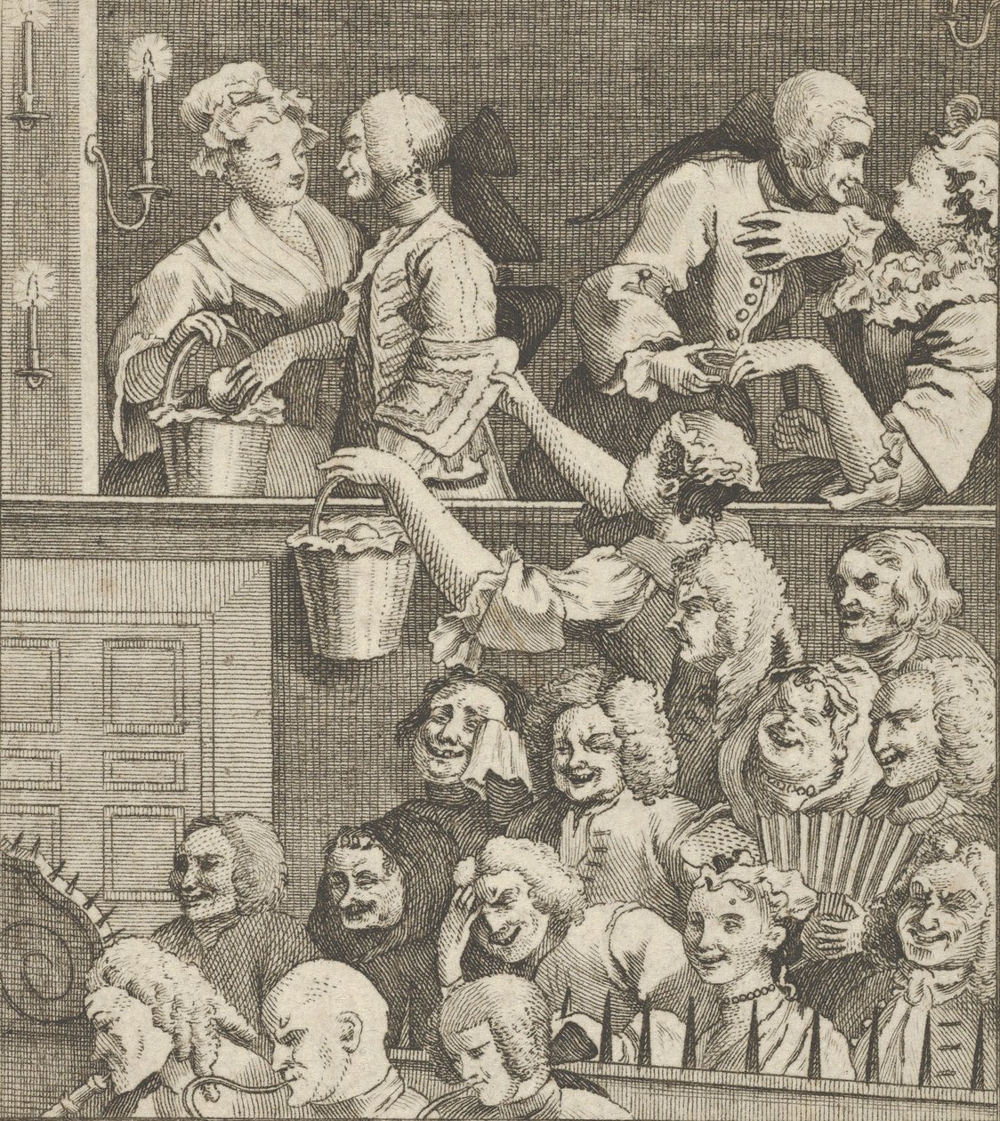 Das lachende Publikum von Dent