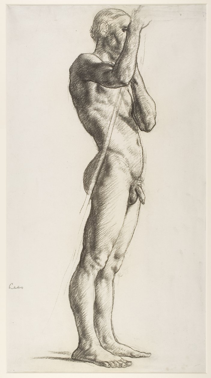Studie einer männlichen Figur, 1906 von Derwent Lees