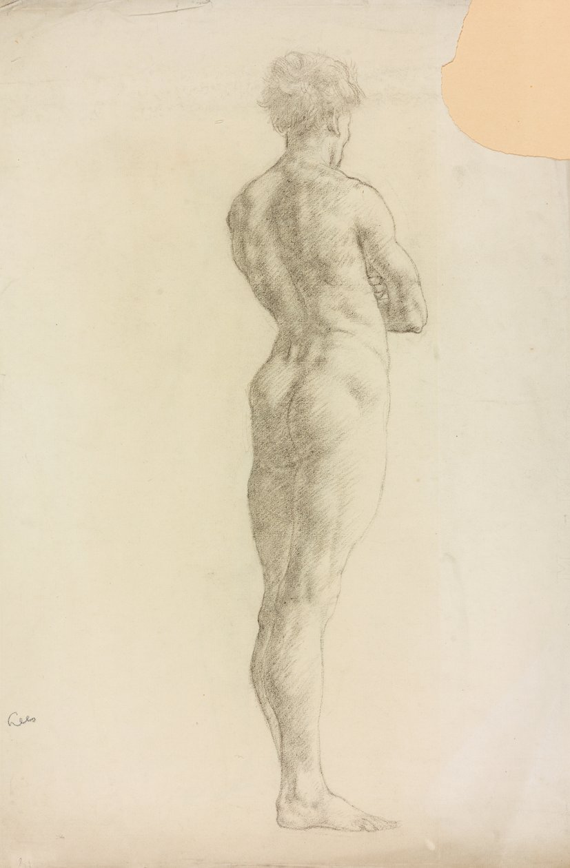 Studie einer männlichen Figur von Derwent Lees