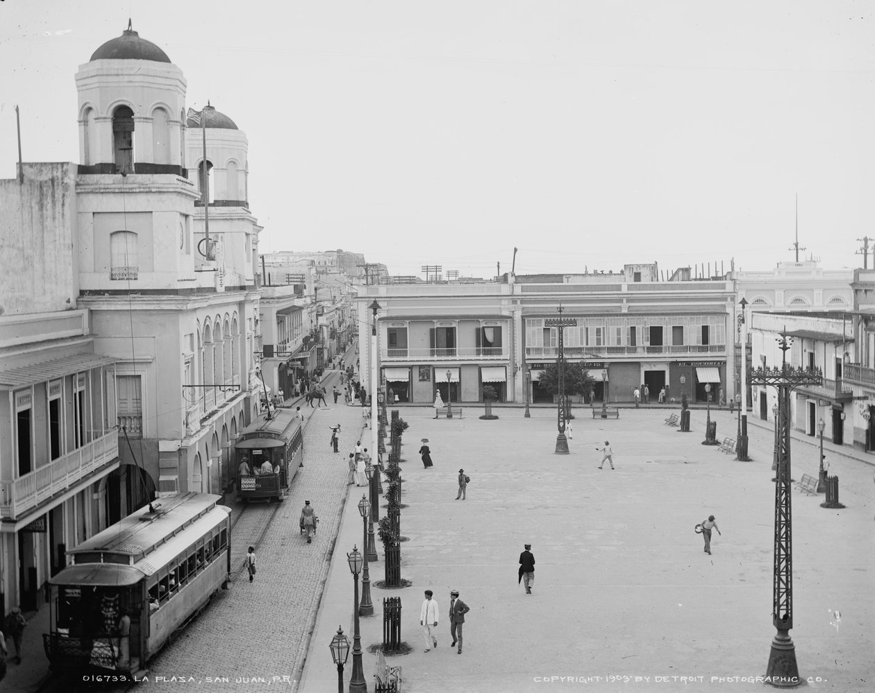 La Plaza, San Juan, Puerto Rico, ca. 1903 von Detroit Publishing Co.