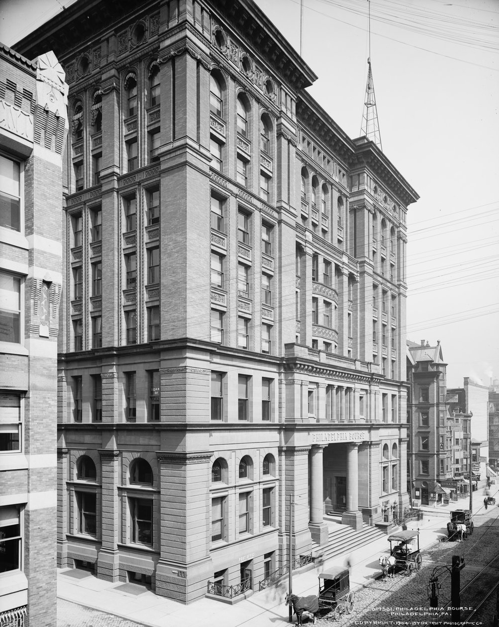 Philadelphia Bourse, Philadelphia, Pennsylvania, ca. 1904 von Detroit Publishing Co.