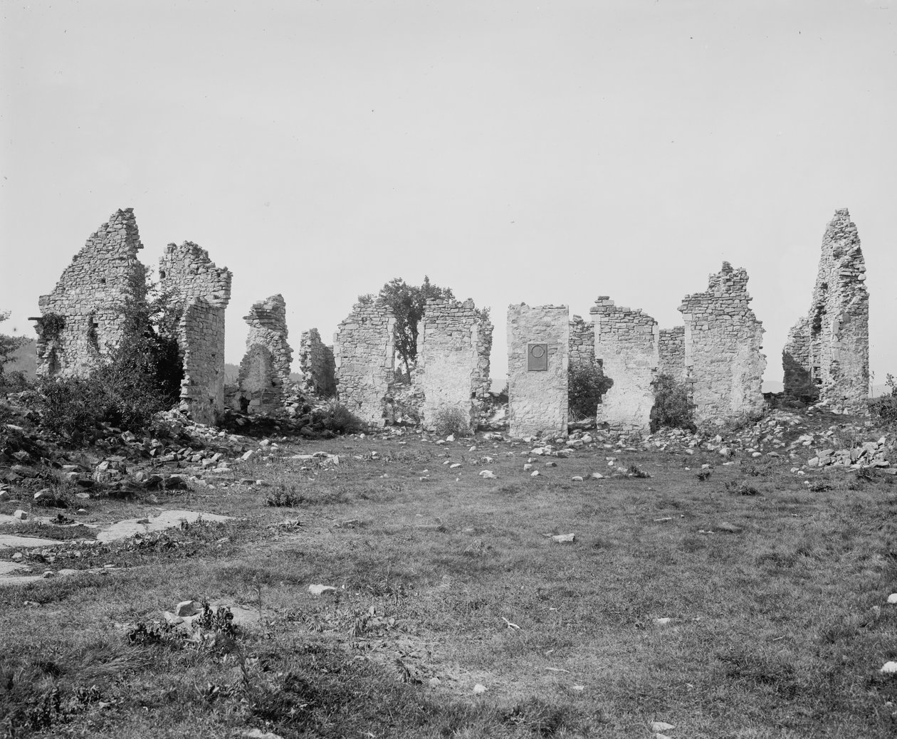 Ruinen von Fort Ticonderoga, Lake Champlain, N.Y., um 1900-10 von Detroit Publishing Co.