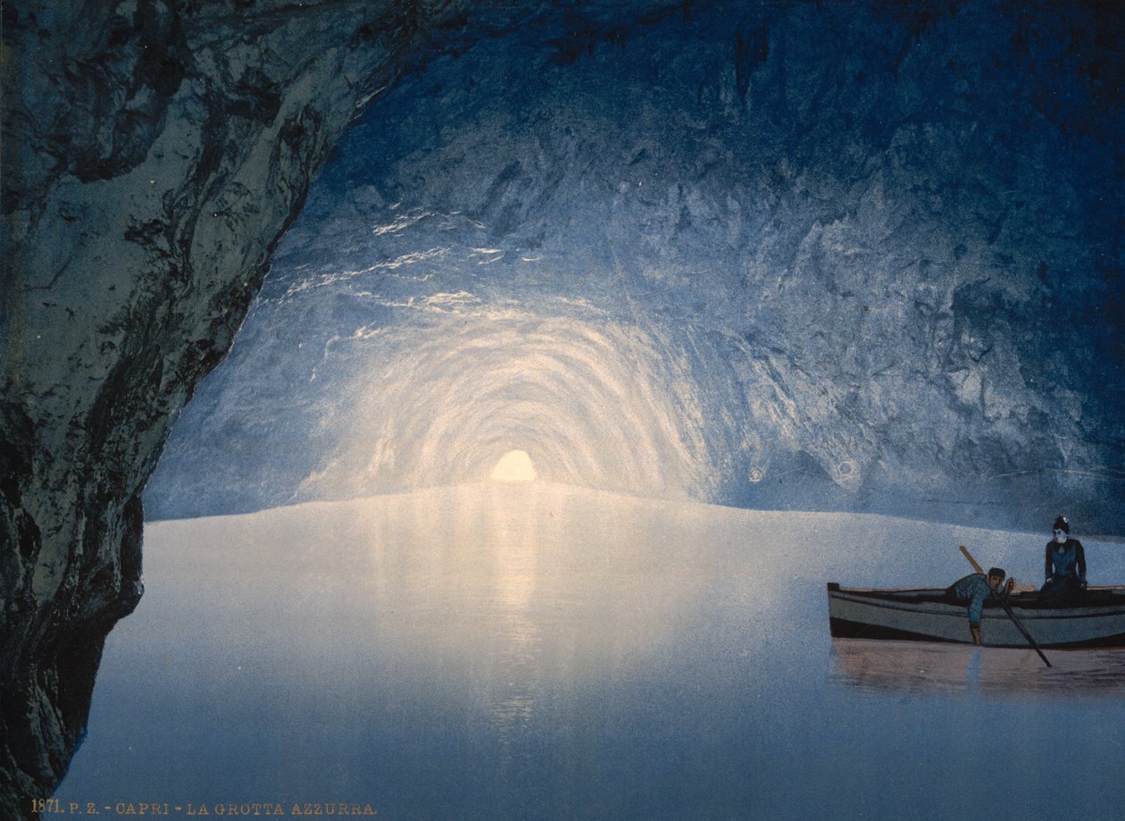 Blaue Grotte, Capri-Insel, 1890-1900 von Detroit Publishing Co.