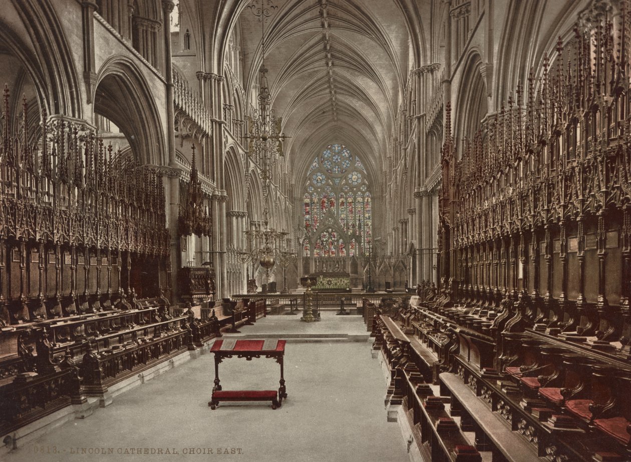 Lincoln Cathedral Chor, ca. 1900 von Detroit Publishing Co.