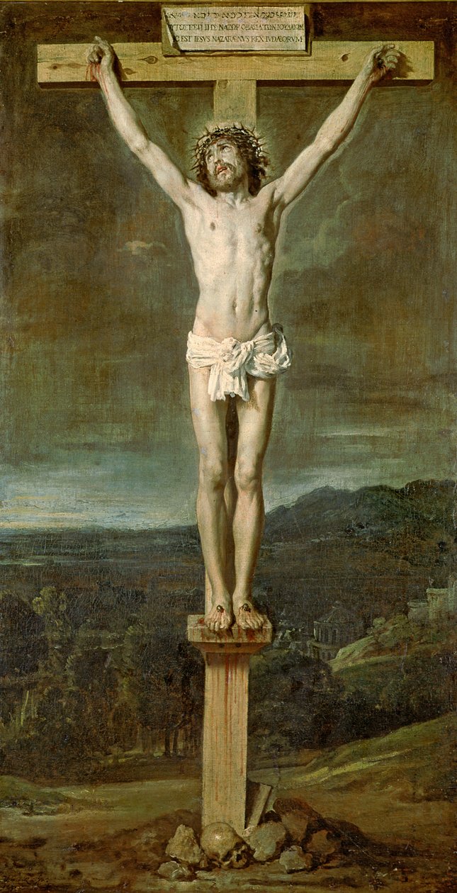 Christus lebend am Kreuz auf Golgatha, 1631 von Diego Velázquez