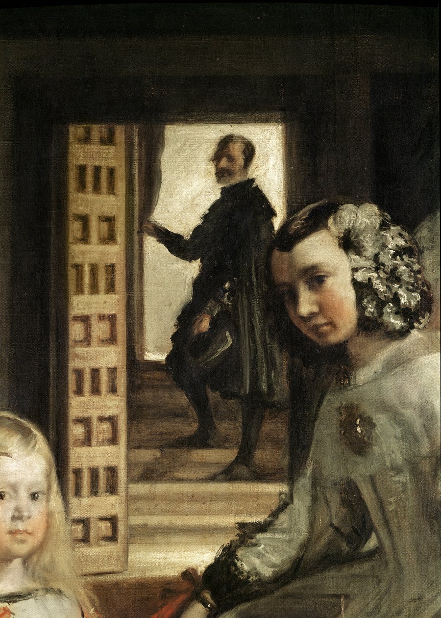 Detail des Hintergrunds von Las Meninas, oder Die Familie von Philipp IV., ca. 1656 (Detail) von Diego Velázquez