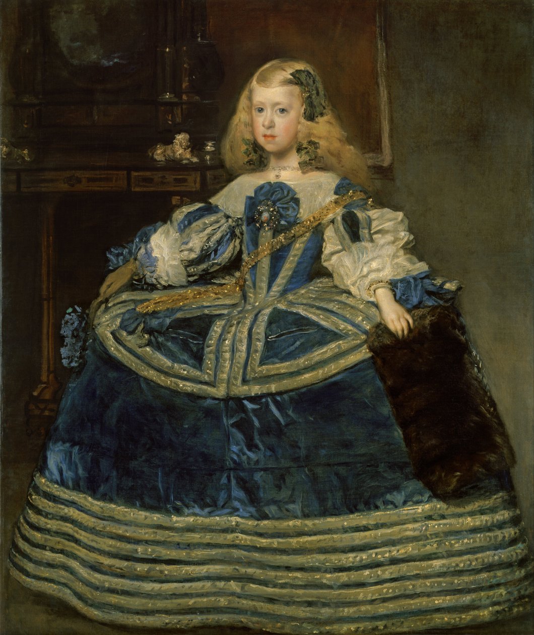 Infanta Margarita Teresa in einem blauen Kleid von Diego Velázquez