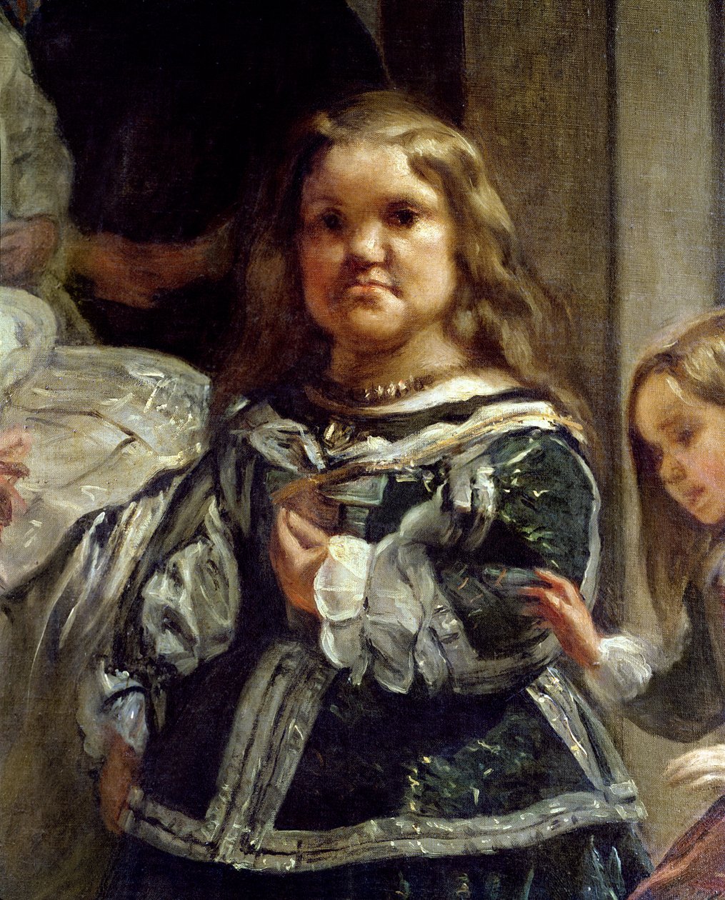Las Meninas oder Die Familie von Philipp IV., ca. 1656 (Detail) von Diego Velázquez