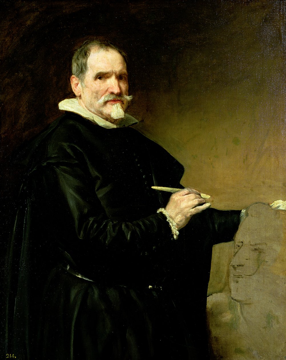 Porträt des Bildhauers Juan Martinez Montanes (1568-1649), 1635 von Diego Velázquez