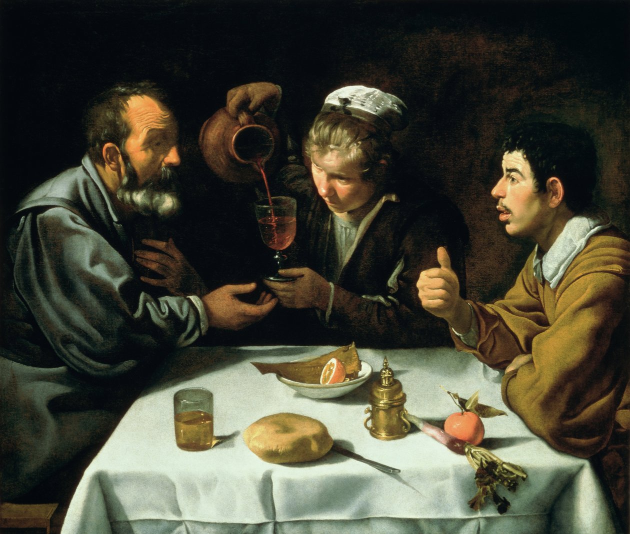 Das Mittagessen, 1620 von Diego Velázquez