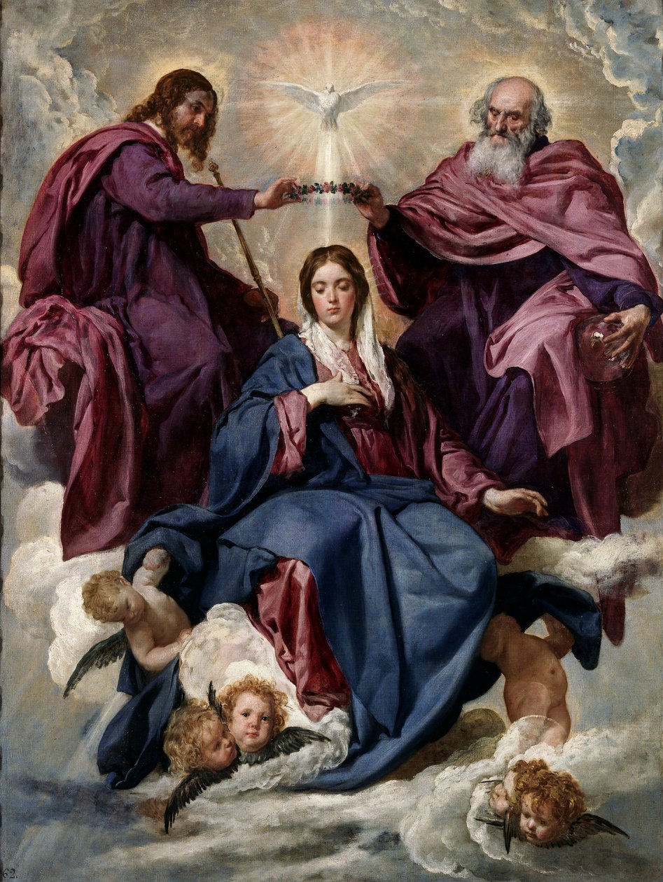 Die Krönung der Jungfrau von Diego Velázquez