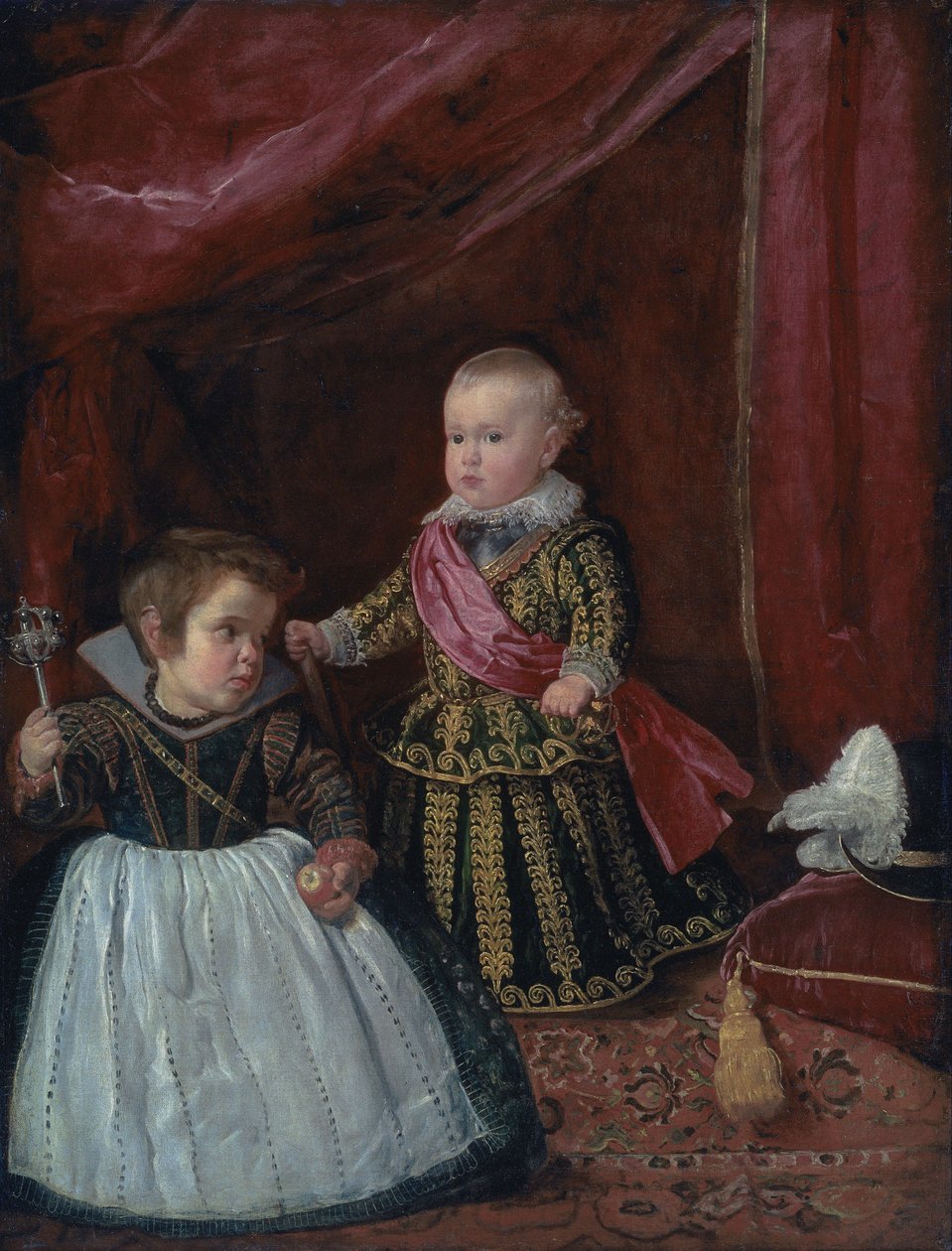 Don Baltasar Carlos mit einem Zwerg von Diego Velázquez
