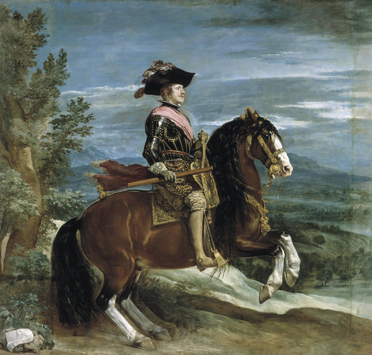 Reiterporträt von Philipp IV. von Diego Velázquez
