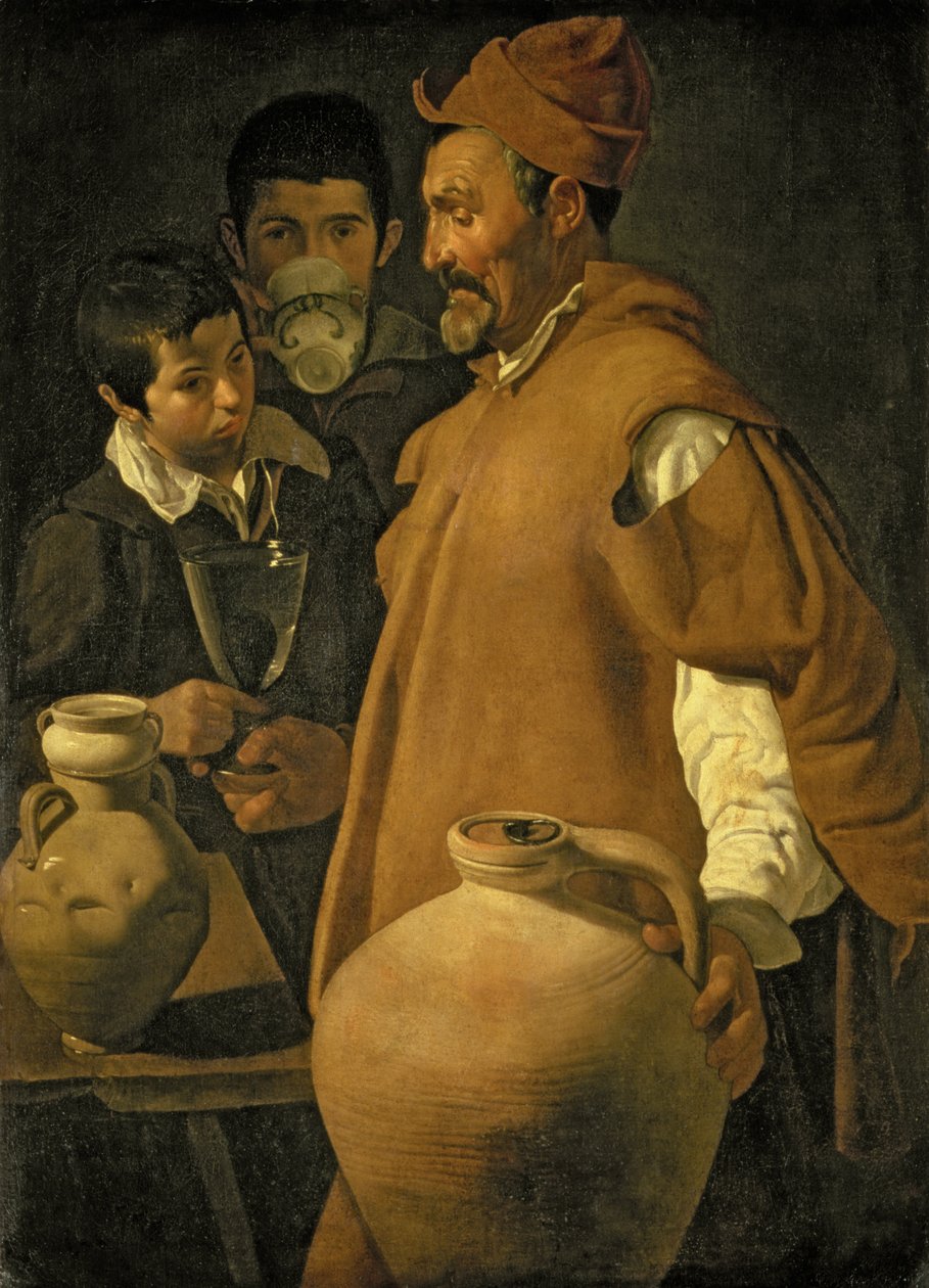 Der Wasserverkäufer von Sevilla, ca. 1620 von Diego Velázquez