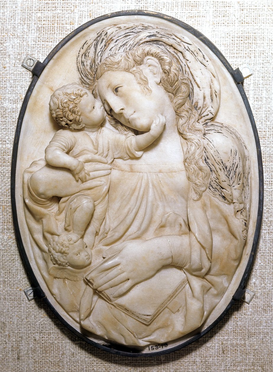 Jungfrau mit Kind (Relief) von Diego de Siloé