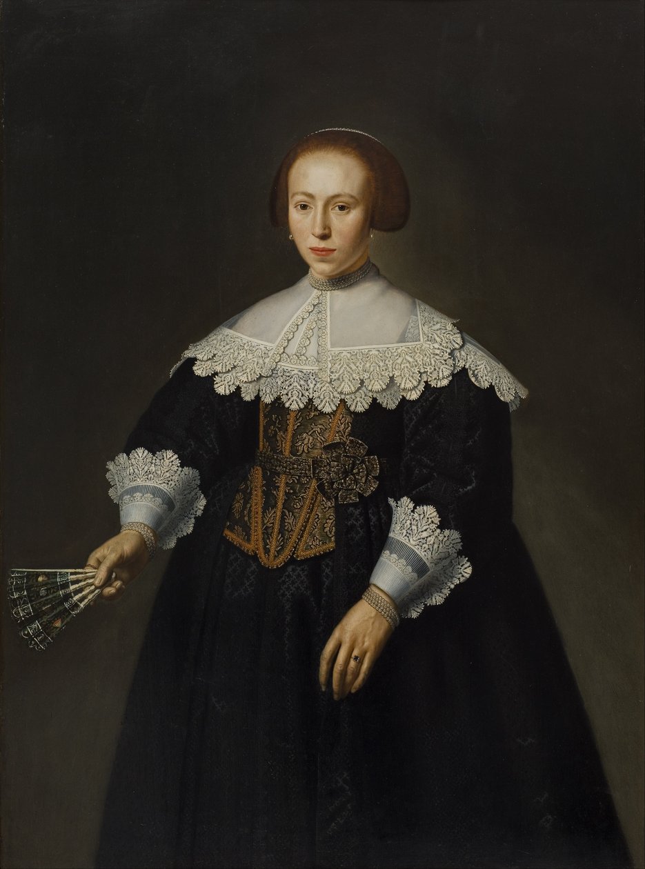 Porträt einer Dame von Dirck Santvoort