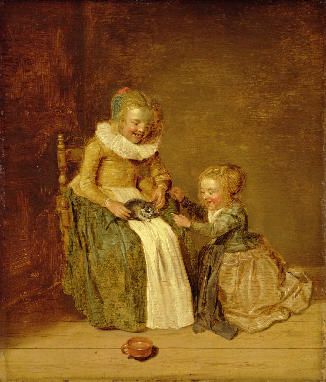 Kinder mit einer Katze, 1631 von Dirck Hals