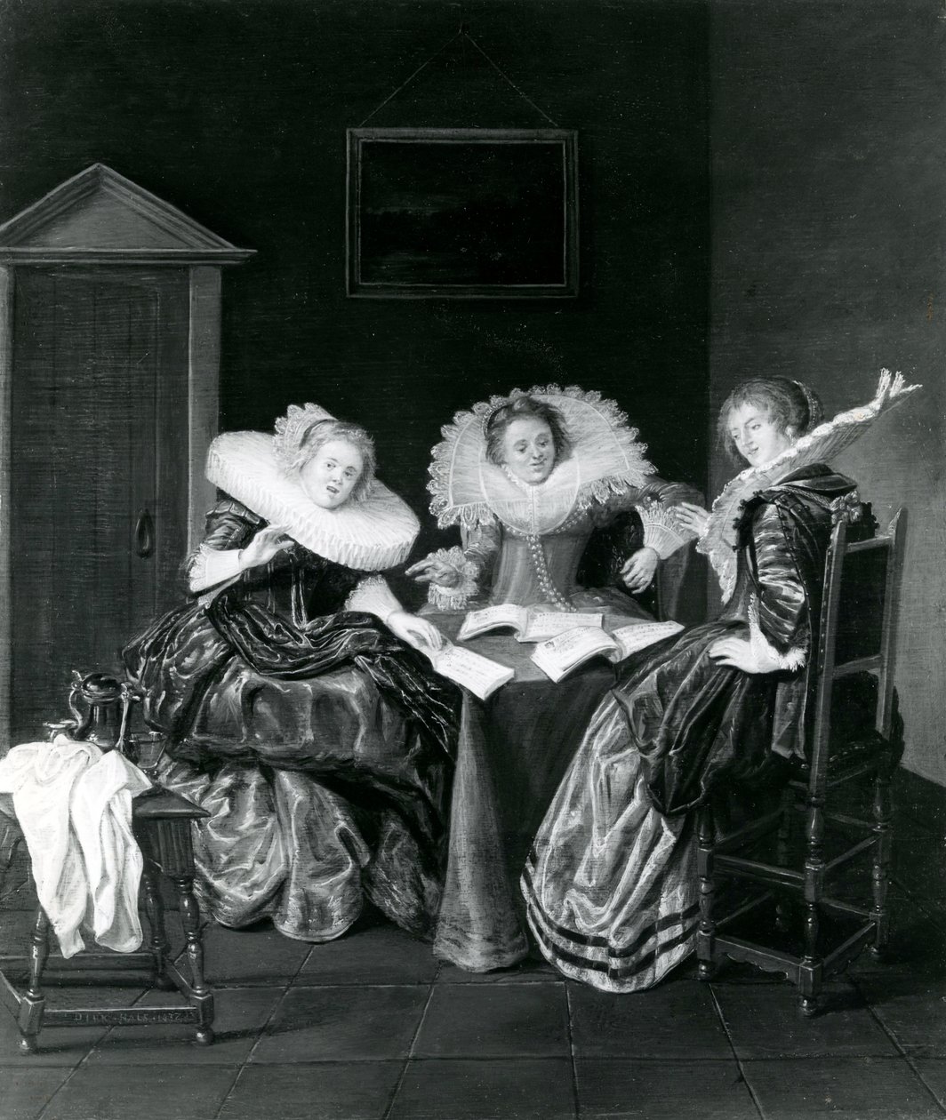 Musikalische Szene, 1637 von Dirck Hals