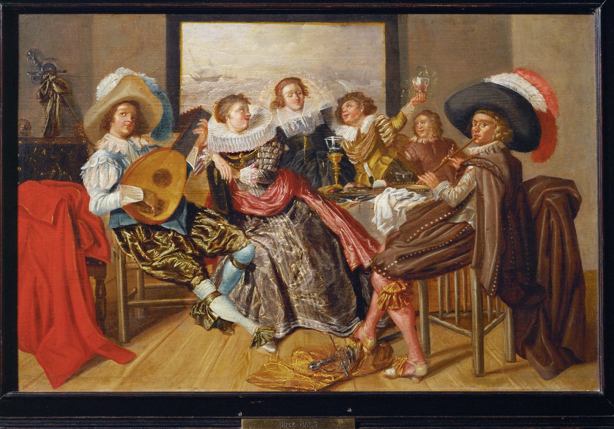 Galantes Treffen von Dirck Hals