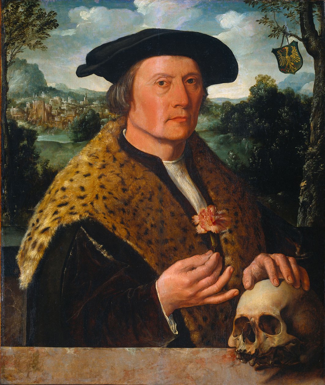 Porträt von Pompeius Occo 1483-1537, 1531 von Dirck Jacobsz