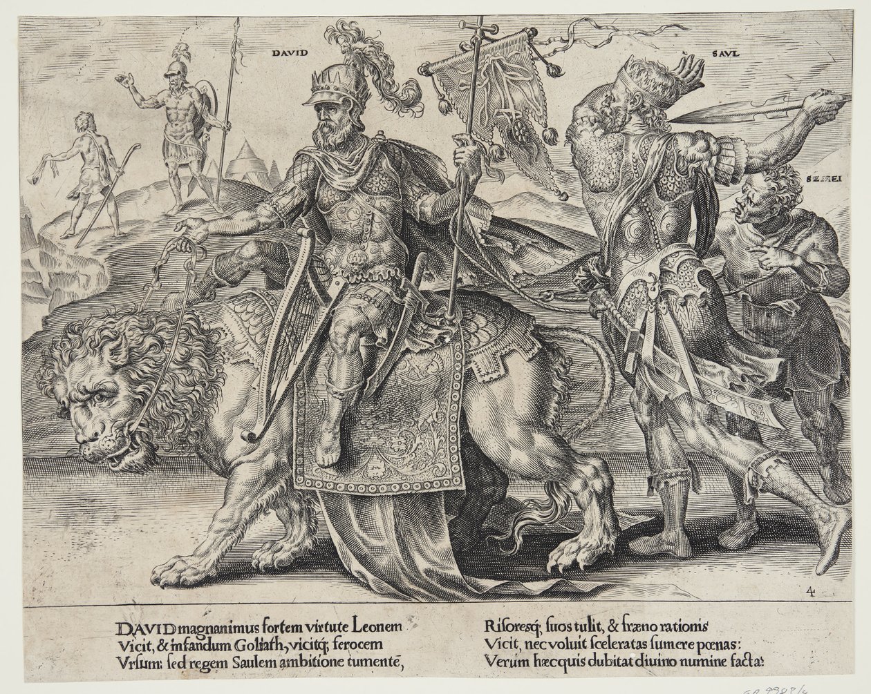 Der Triumph Davids von Dirck Volckertsz. Coornhert