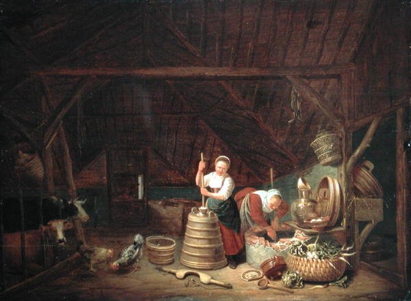Niederländische Scheune von Dirck Wyntrack