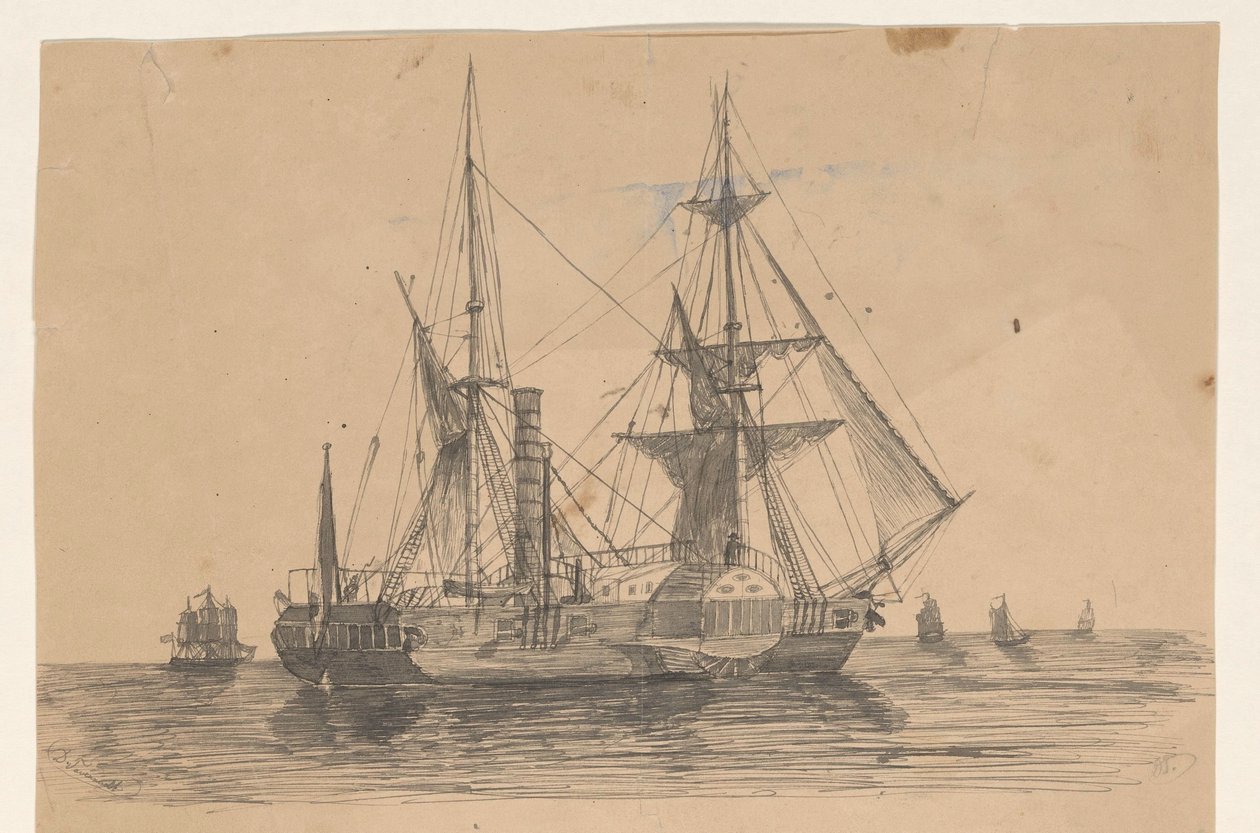 Dampfschiff Marianna von Dirk Arnoldus Tavenraat