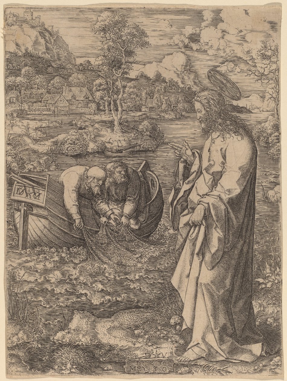 Christus ruft Petrus von Dirk Jacobsz Vellert