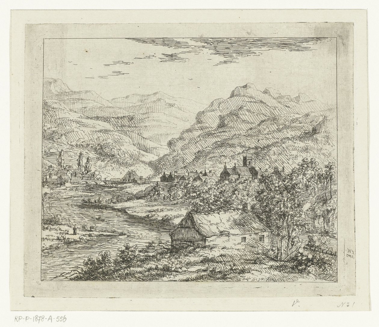 Ansicht in den Highlands von Schottland von Dirk Vis Blokhuyzen