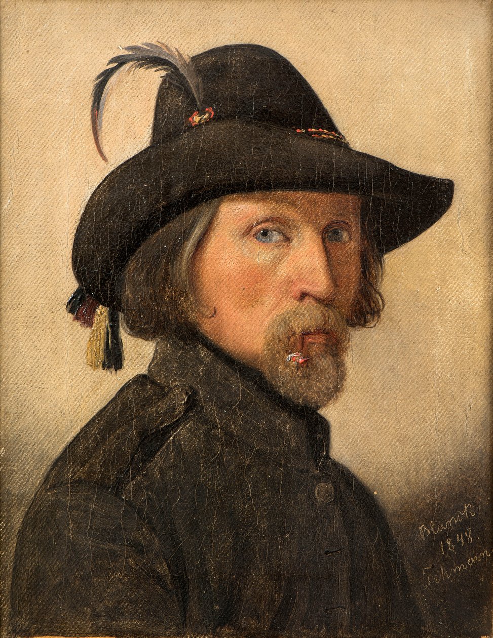 Selbstporträt als Legionär, 1848 von Ditlev Blunck