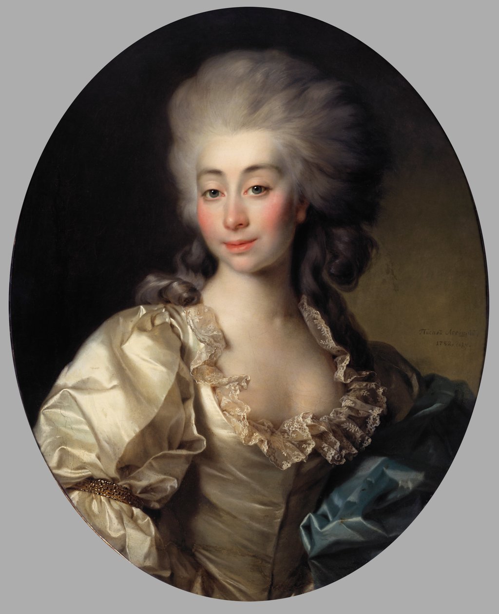 Porträt der Gräfin Ursula Mniszek von Dmitri Grigorievich Levitsky