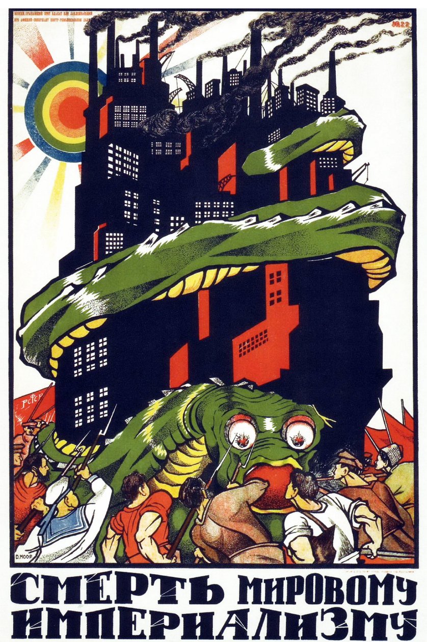Kommunistisches Propagandaposter von Dmitry  Moor