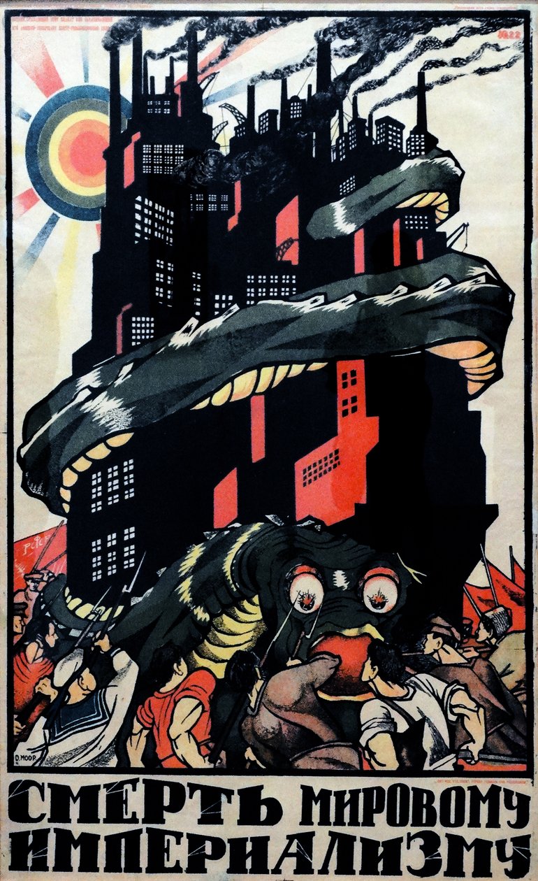 Kommunistisches Propagandaplakat von Dmitry  Moor