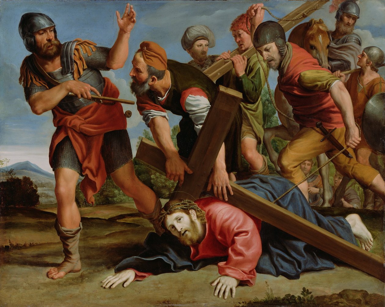 Der Weg nach Golgatha von Domenichino