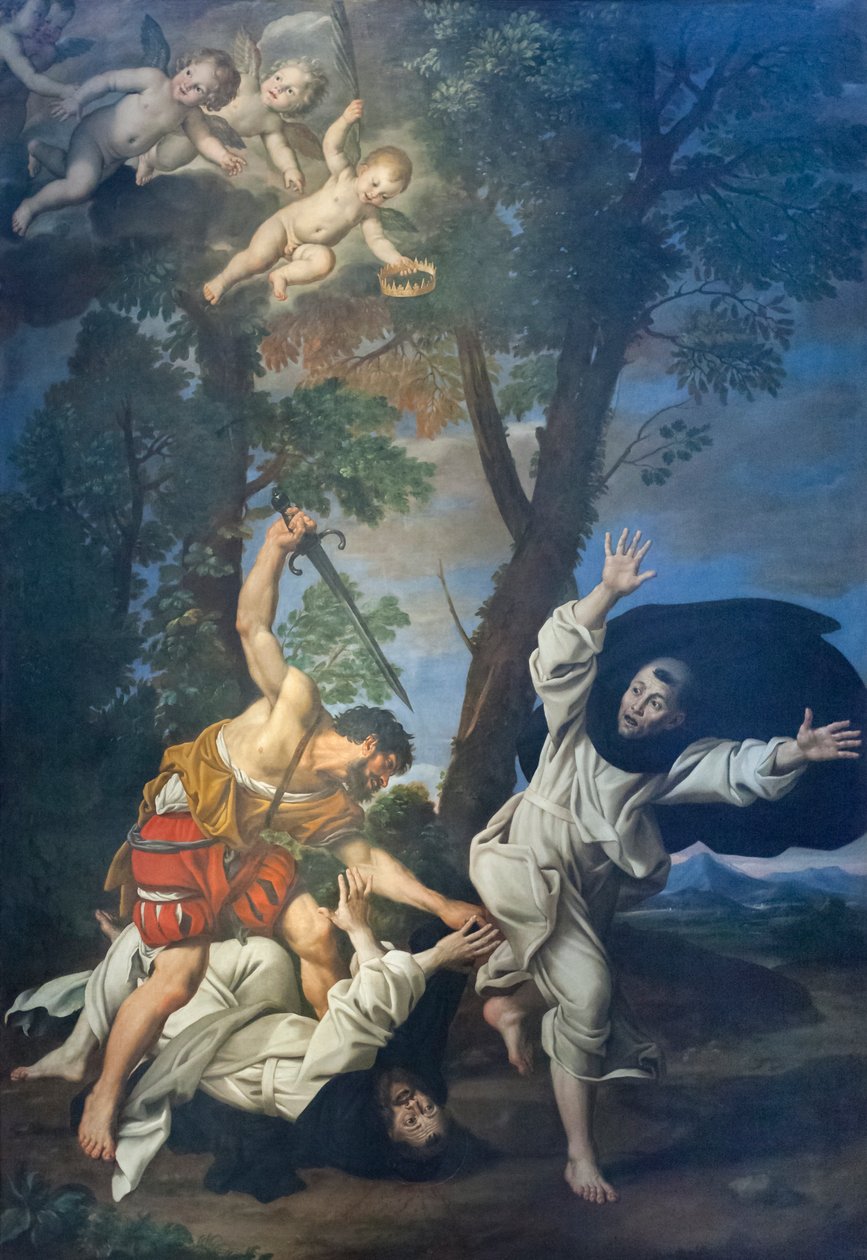 Martyrium des Heiligen Petrus von Verona von Domenichino (1581 1641)