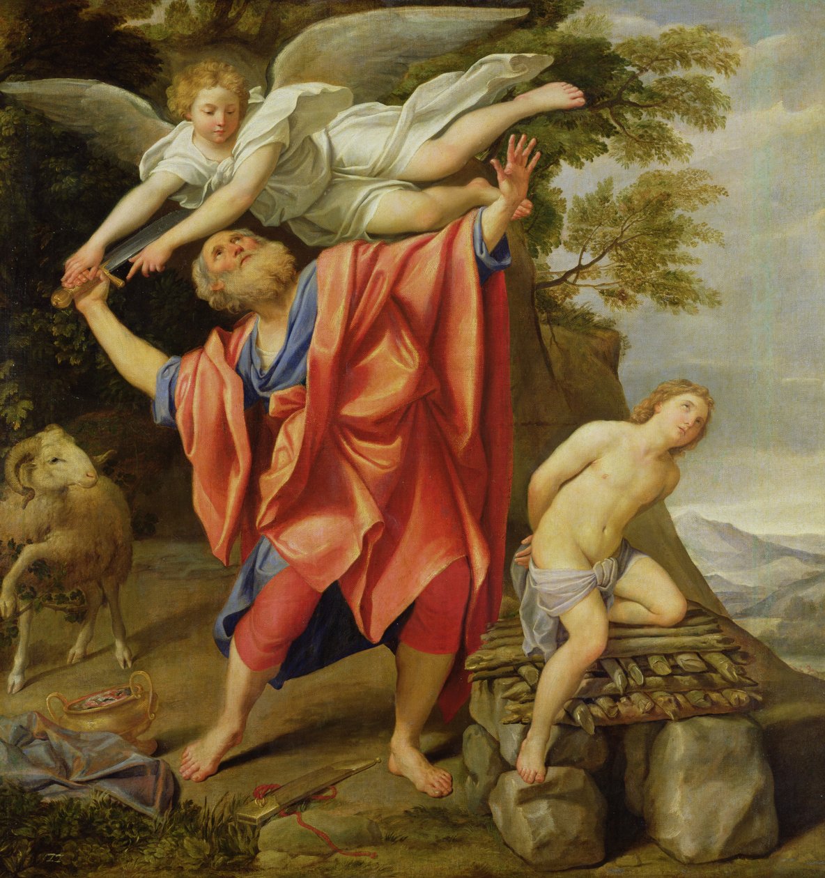 Das Opfer Isaaks von Domenichino