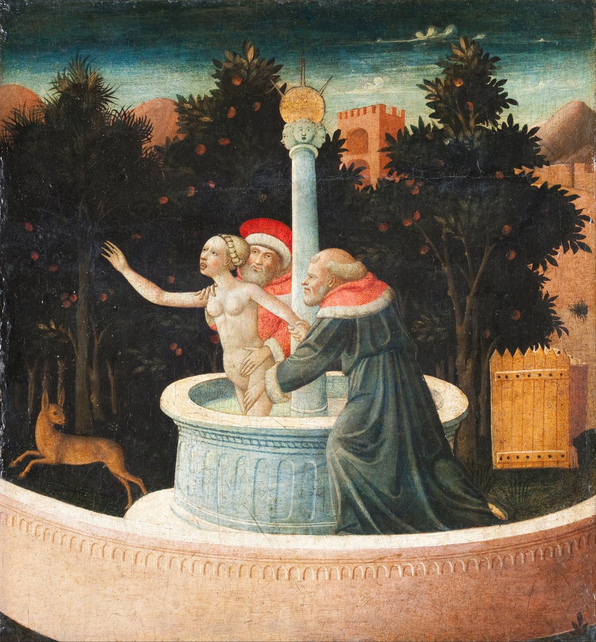 Susanna und die Ältesten von Domenico di Michelino