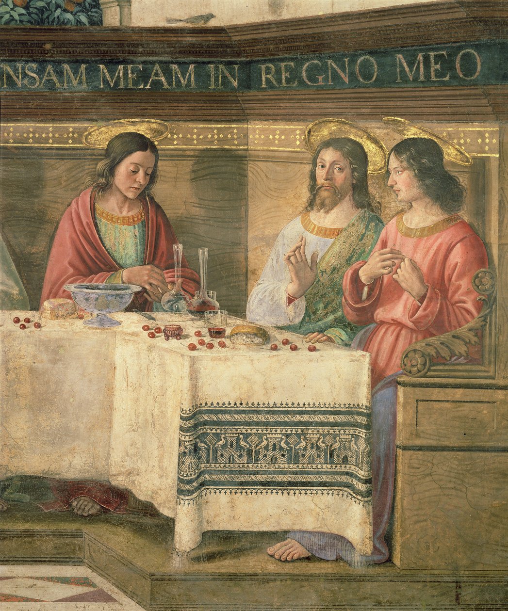 Detail vom Letzten Abendmahl von Domenico Ghirlandaio