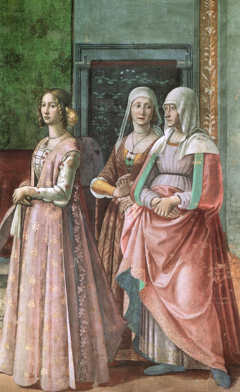 Fresken der Cappella Tornabuoni in Florenz von Domenico Ghirlandaio