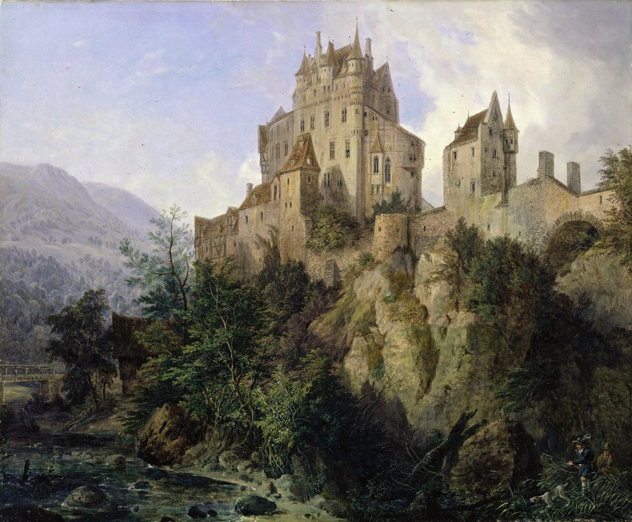Burg Eltz von Domenico II Quaglio