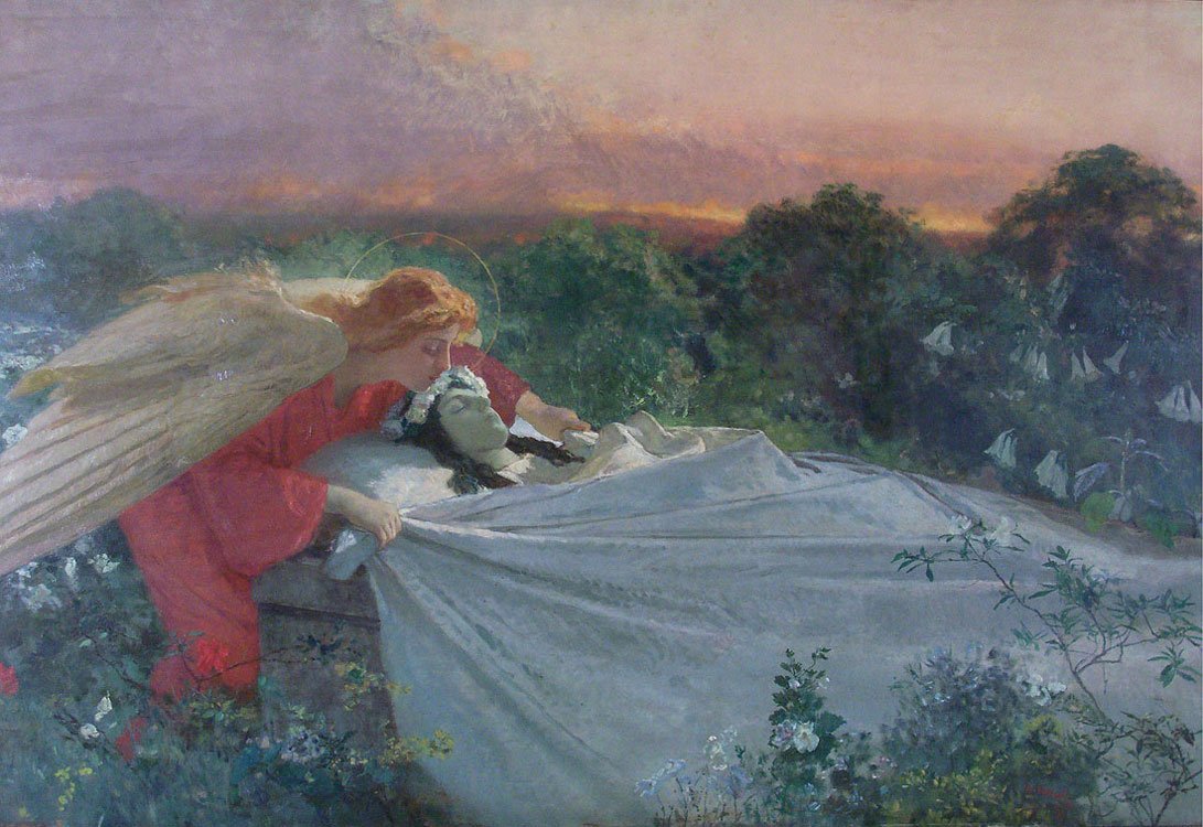 Der Todesengel von Domenico Morelli