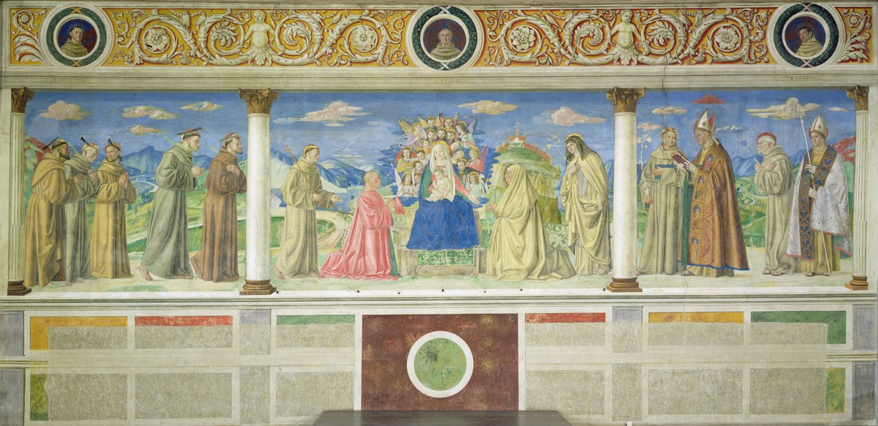 Jungfrau umgeben von Stiftern und Heiligen, 1503 von Domenico Morone