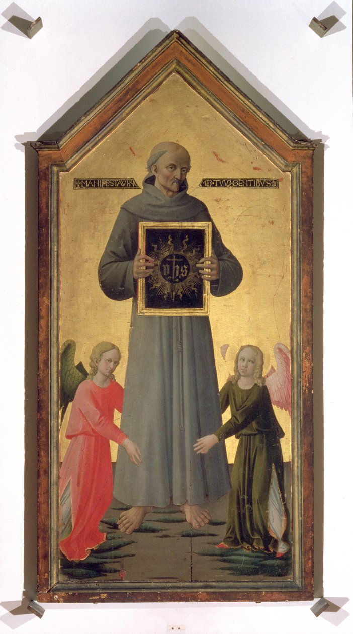 St. Bernardino von Siena von Domenico di Michelino