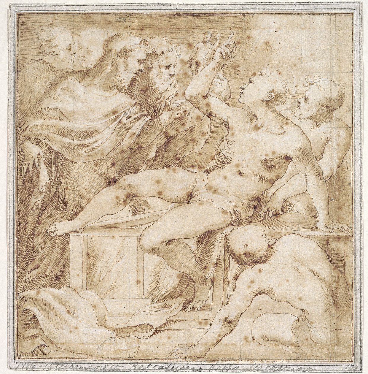 Martyrium des Heiligen Laurentius von Domenico Beccafumi