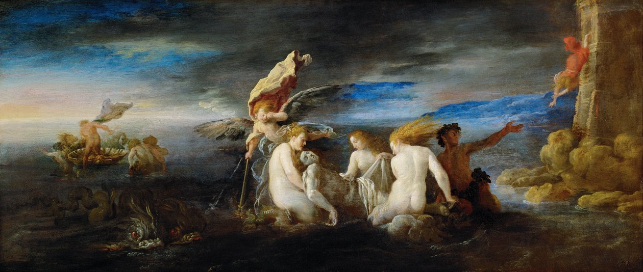 Hero trauert um den toten Leander, ca. 1622 von Domenico Fetti or Feti
