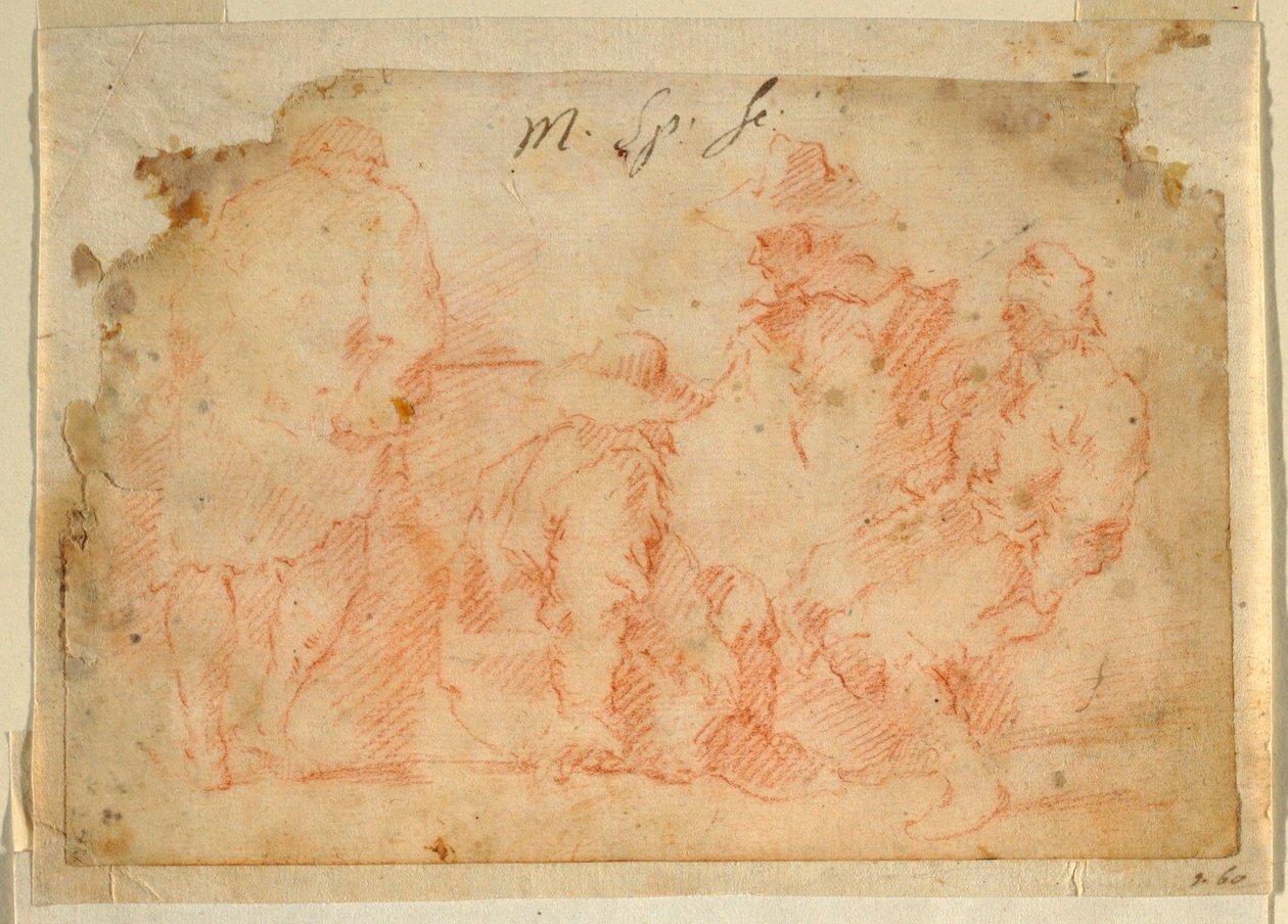 Vier Figuren von Domenico Gargiulo, called Micco Spadaro