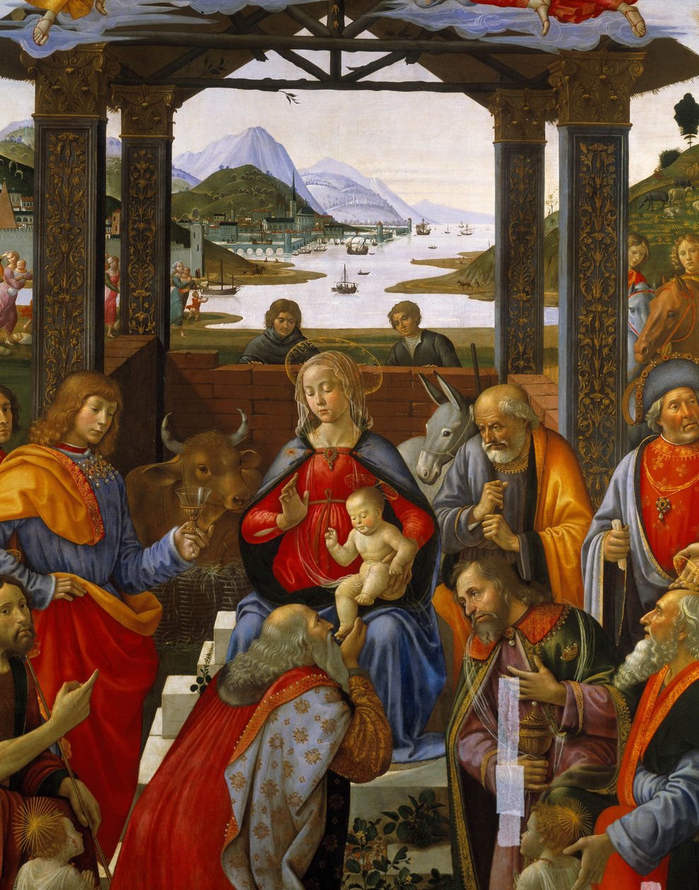 Anbetung der Könige von Domenico Ghirlandaio