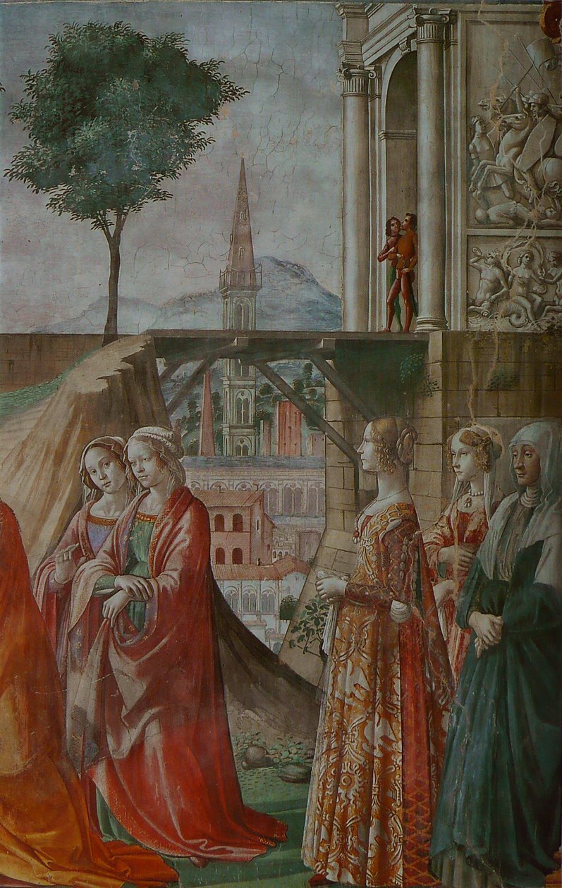 Heimsuchung von Domenico Ghirlandaio