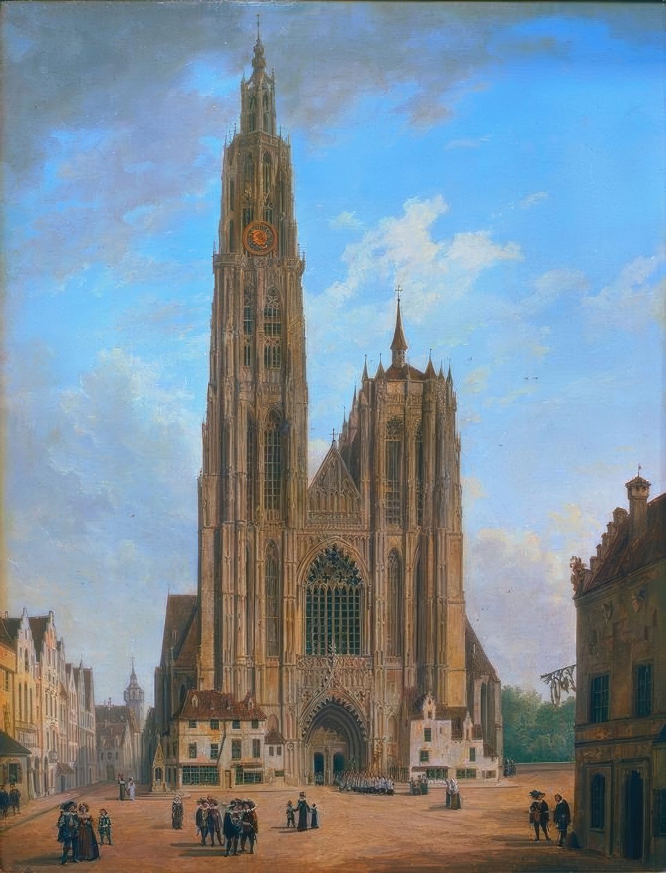 Die Kathedrale zu Antwerpen von Domenico II Quaglio