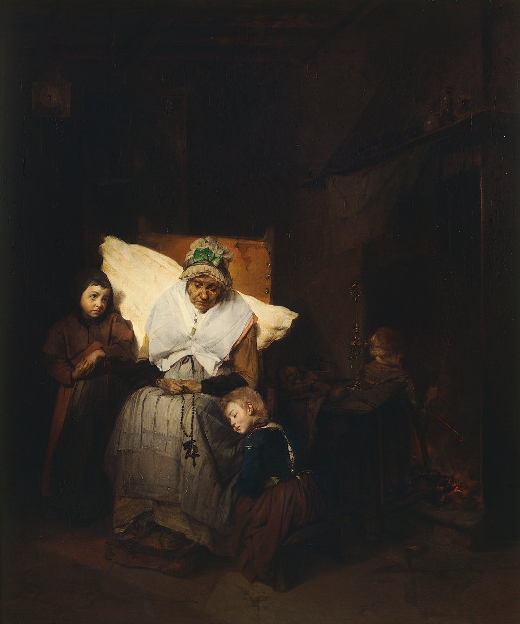 Der Rosenkranz von Domenico Induno
